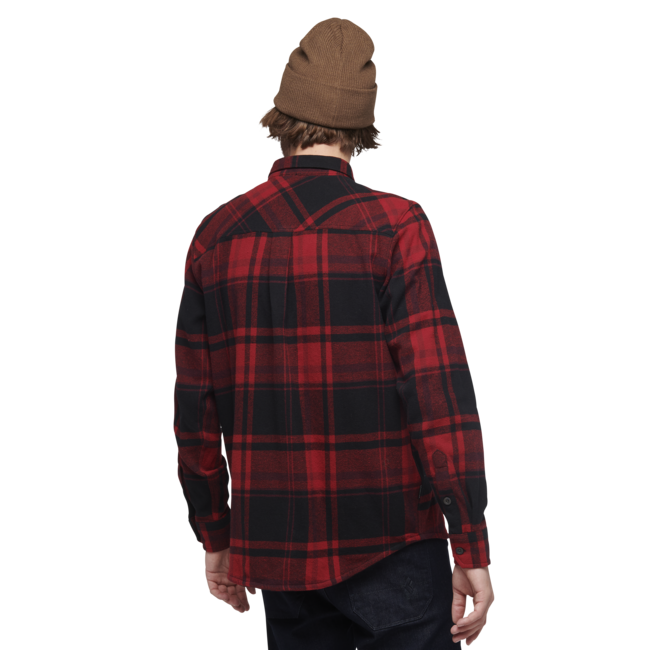 Black Diamond Project Flannel Φανελένιο Πουκάμισο ανδρικό, red rock-black plaid