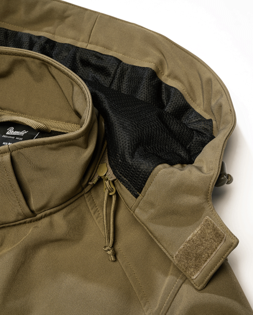 Brandit Hurricane Μπουφάν Softshell, Λαδί