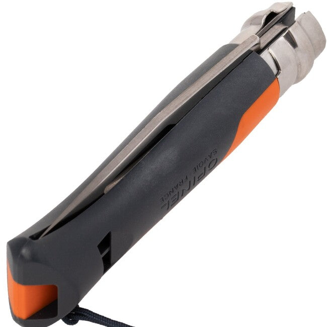 Opinel VRI N°08 Φακελωτό Μαχαίρι Outdoor Inox, Πορτοκαλί