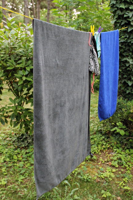 BasicNature Terry brisača 60 x 120 cm, modra