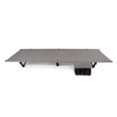 BasicNature Κρεβάτι Κατασκήνωσης Υπερυψωμένο, 190 cm, γκρι