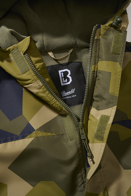 Brandit Frontzip Windbreaker Μπουφάν, Swedish Camo