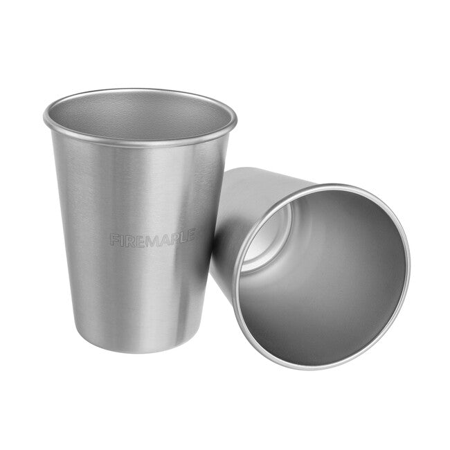 Fire Maple Antarctic Ποτήρια από Ανοξείδωτο Χάλυβα 350 ml, Ασημί, 2 τεμάχια