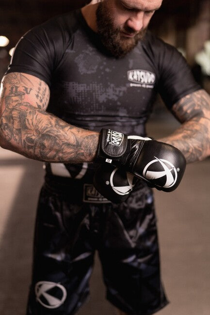 Katsudo Revenge Γάντια MMA, μαύρο λευκό