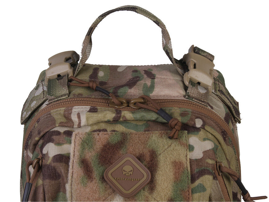 Emersongear Σακίδιο Πλάτης Tactical 21L με Αφαιρούμενη Θήκη, Μαύρο 500D