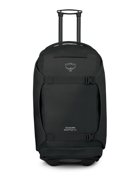 OSPREY SHUTTLE 100 Τσάντα Ταξιδίου με Ροδάκια, Μαύρη