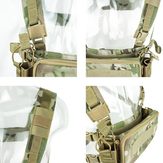 DRAGOWA Tactical Zero Ελαφριά Αμάνικο Γιλέκο Tactical, CP μαύρο