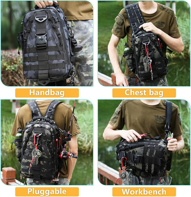 DRAGOWA TACTICAL Charlie Σακίδιο Πλάτης Μονής Λωρίδας 20 L, χακί