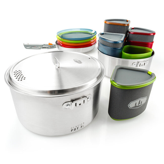 GSI Outdoors Glacier 2+3 l σετ σκευών κατασκήνωσης