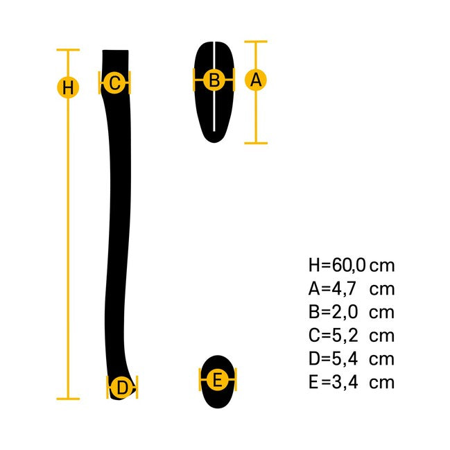 Hultafors Premium Curved Λαβή Τσεκουριού HB AHC 600-43X18 HB 842770 id