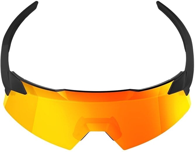 100% Aerocraft Γυαλιά Ηλίου Soft Tact Black, HiPER Red Multilayer Mirror