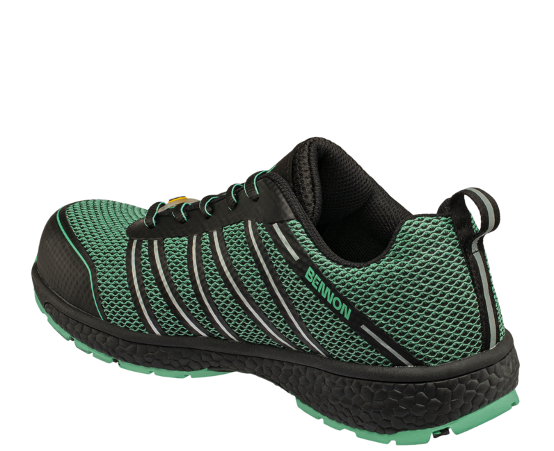 BENNON Vectra S1 ESD NM low work shoes, turquoise/black