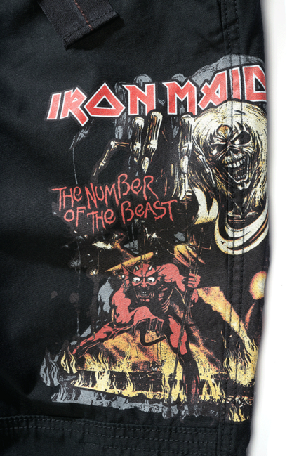 Brandit Iron Maiden Pure Slim παντελόνι, μαύρο