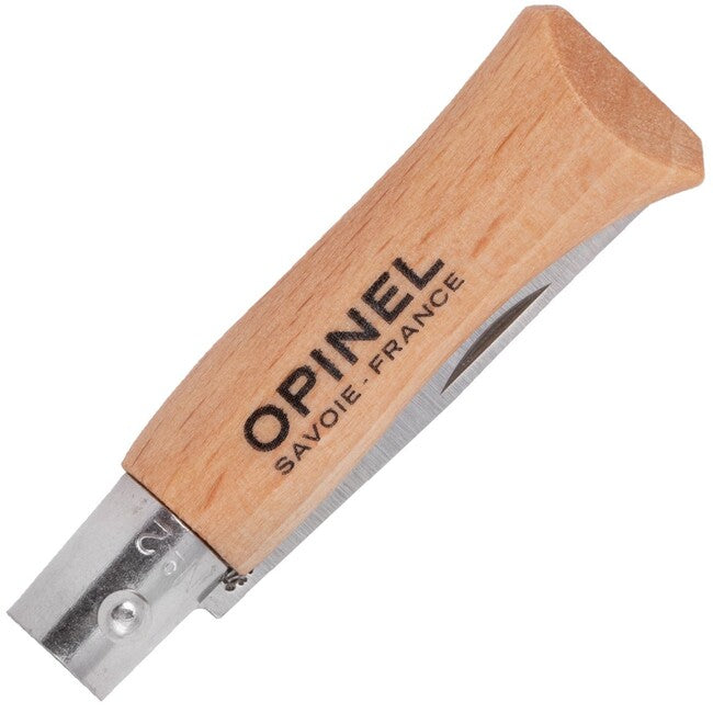 Opinel N°02 Αναδιπλούμενο Μαχαίρι Inox Beech, καφέ