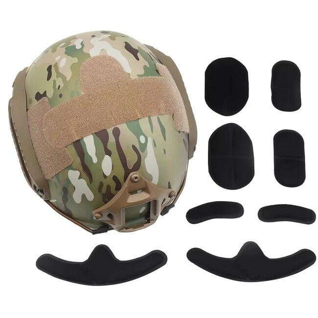 DRAGOWA Tactical Fast MH τακτική κράνος με γυαλιά Charger, AT (χωρίς πιστοποίηση)