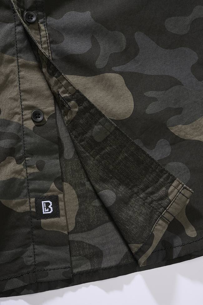 Brandit Roadstar košeľa s krátkymi rukávmi, darkcamo