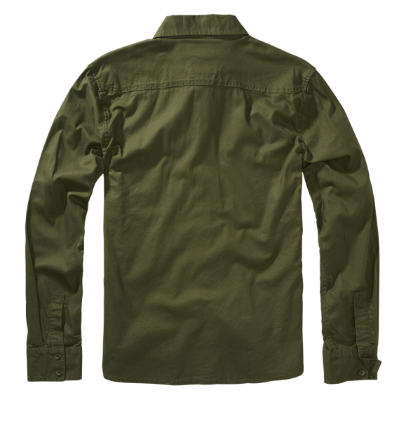 Brandit Flanellshirt Φlanelένια Πουκάμισο, λαδί