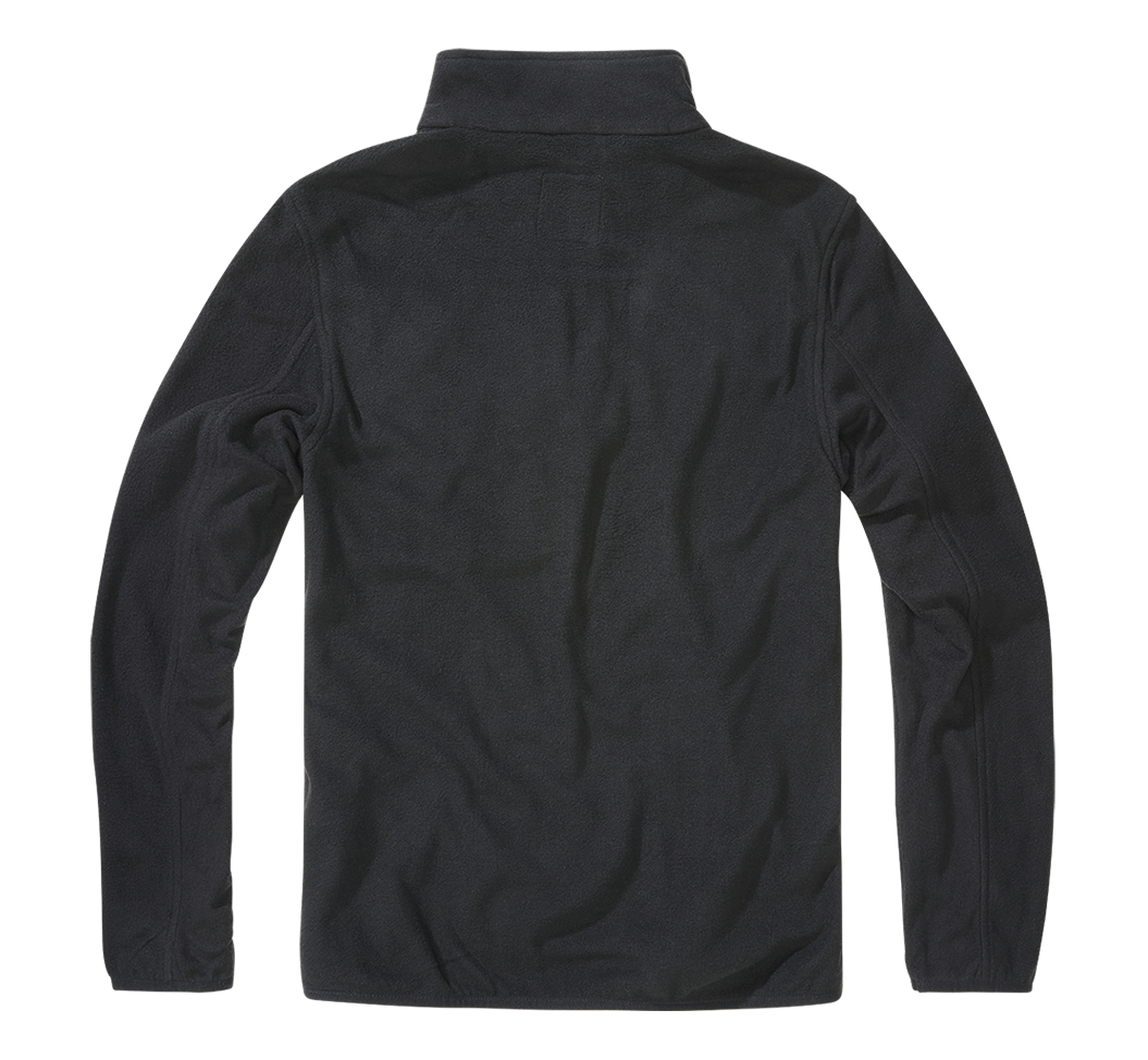 Brandit Fleece Troyer bunda, čierna