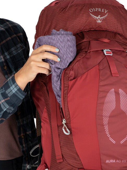 OSPREY AURA AG 65 Σακίδιο Πεζοπορίας, berry sorbet red