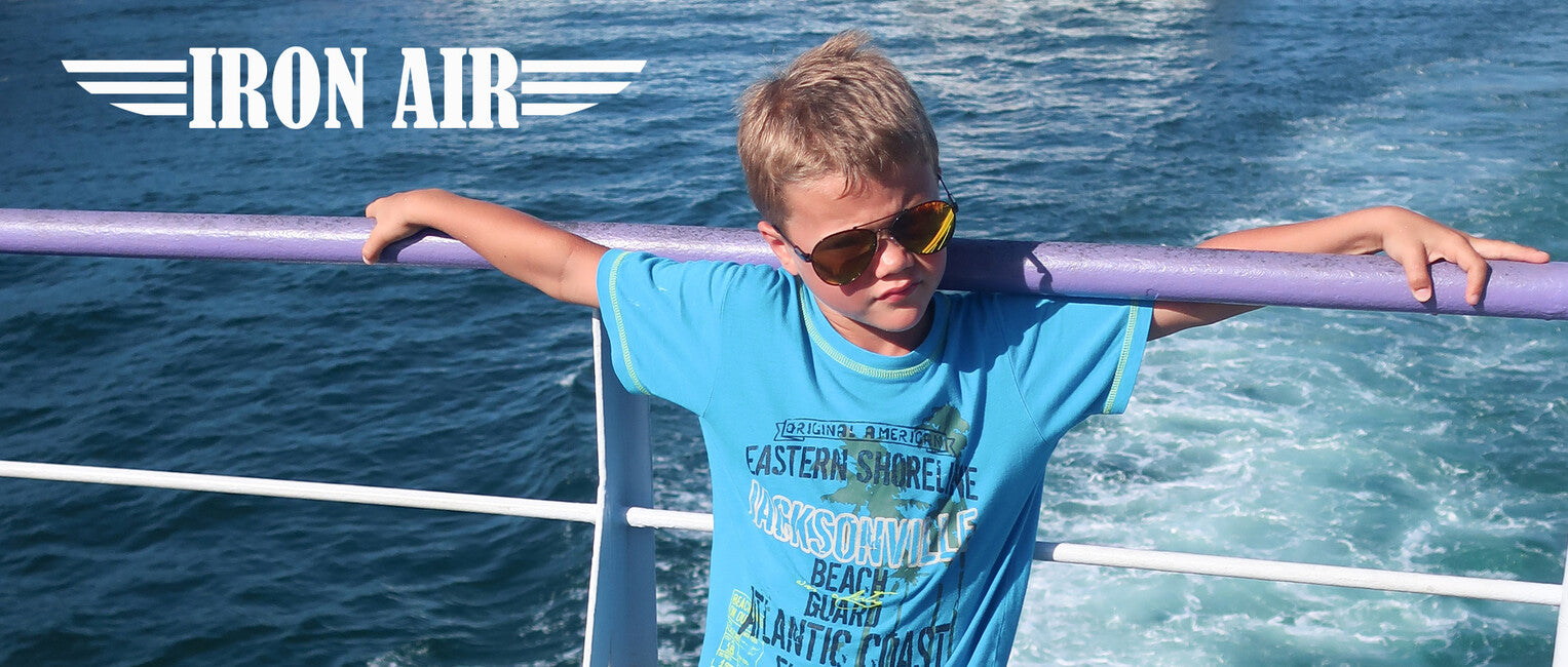 ActiveSol Kids Iron Air Γυαλιά Ηλίου Πολωμένα Παιδικά, Πορτοκαλί/Τόξο