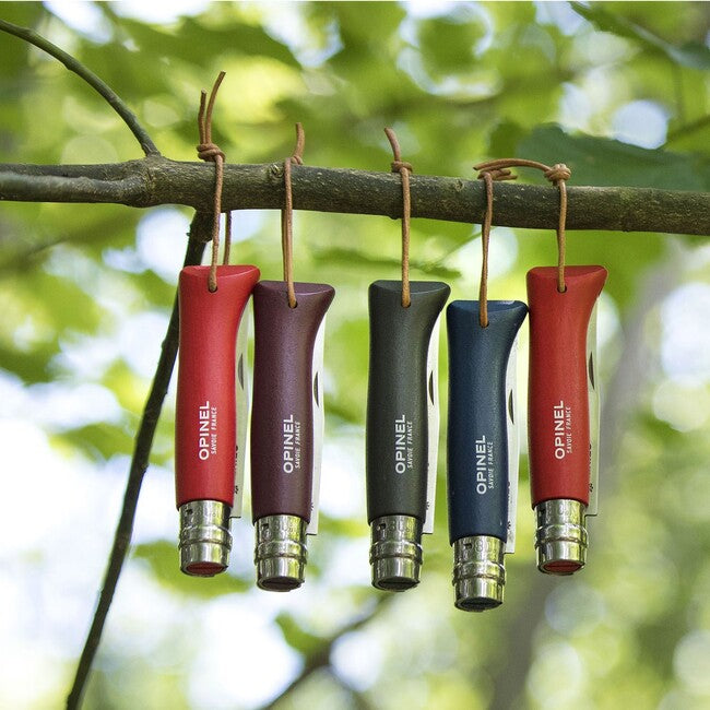 Opinel VRI N°08 Trekking Πτυσσόμενο Μαχαίρι, Burgundy