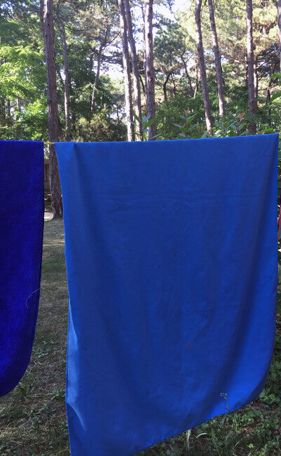 BasicNature Πετσέτα Velour 85 x 150 cm, μπλε