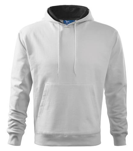 Malfini Hooded Φούτερ 320g, λευκό