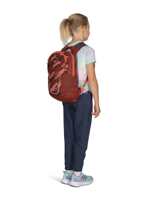 OSPREY DAYLITE JR σακίδιο πλάτης παιδικό, brush strokes print/red canyon