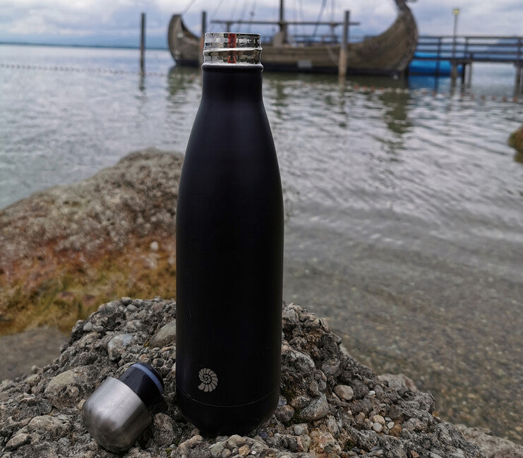 Origin Outdoors Θερμός Μπουκάλι Daily, Μαύρο Ματ, 0,5 l