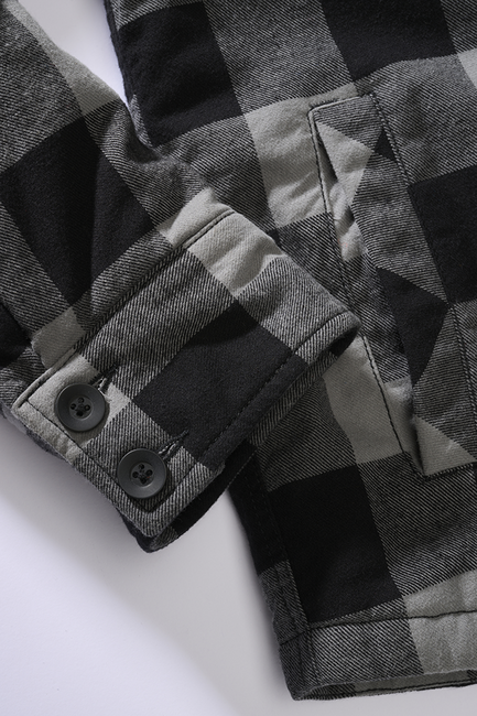 Brandit Lumber Μπουφάν, Μαύρο+Charcoal