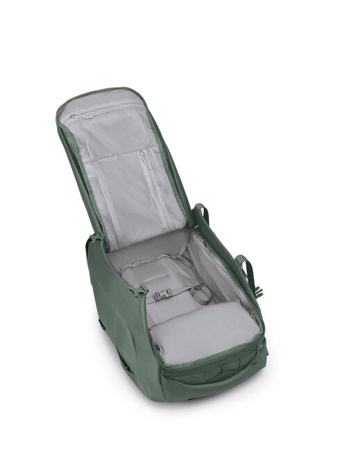OSPREY SHUTTLE 45 τσάντα ταξιδίου με ροδάκια, koseret green