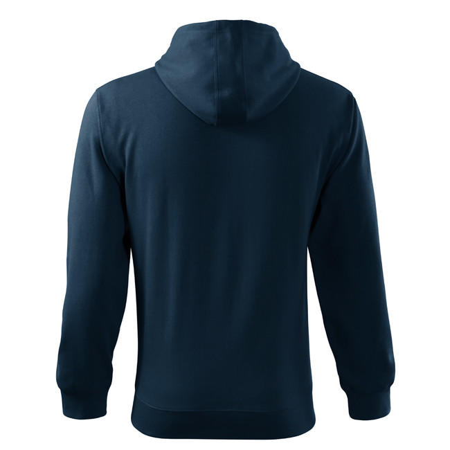 Malfini Trendy Zipper Φούτερ με Κουκούλα 300g/m2, Σκούρο Μπλε