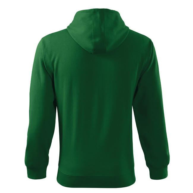 Malfini Trendy Zipper Φούτερ με Κουκούλα Ανδρικό 300g/m2, Πράσινο