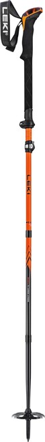 LEKI Sherpa FX Carbon Strong Ραβδοί Trekking, Πορτοκαλί-Denim Μπλε, 120 - 140 cm