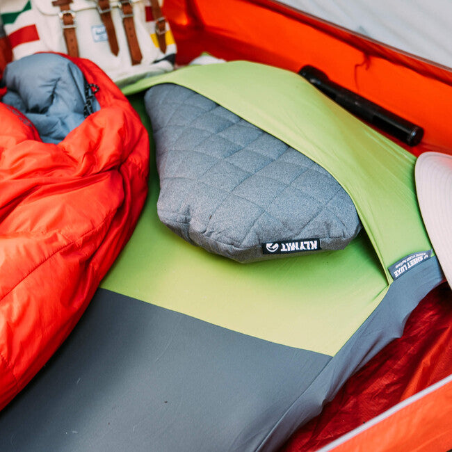 Klymit Luxe V Sheet XL Θήκη Προστασίας Στρώματος, πράσινο-γκρι