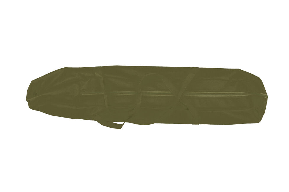 BasicNature Alu-Campbed Φορητό Κρεβάτι Κάμπινγκ, Λαδί, 210 cm