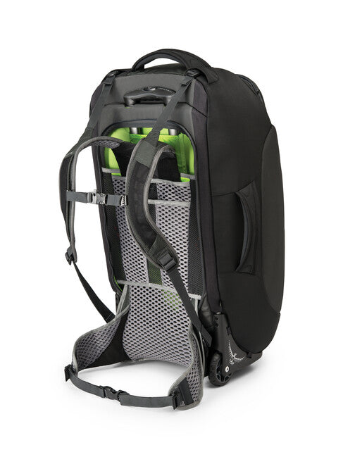 OSPREY SOJOURN 80 Τσάντα Ταξιδιού με Ρόδες, μαύρο