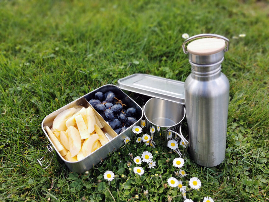 Origin Outdoors Deluxe Box Δοχείο Φαγητού από Ανοξείδωτο Χάλυβα 1,2 l