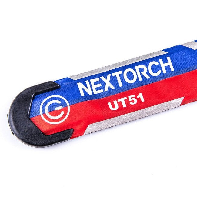 NexTorch® UT51 Ανακλαστική Ζώνη Ασφαλείας με Αναλαμπή, Κόκκινο-Μπλε