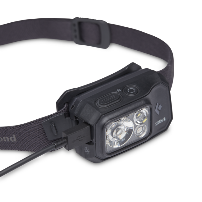 Black Diamond Storm 500-R φακός κεφαλής, μαύρο