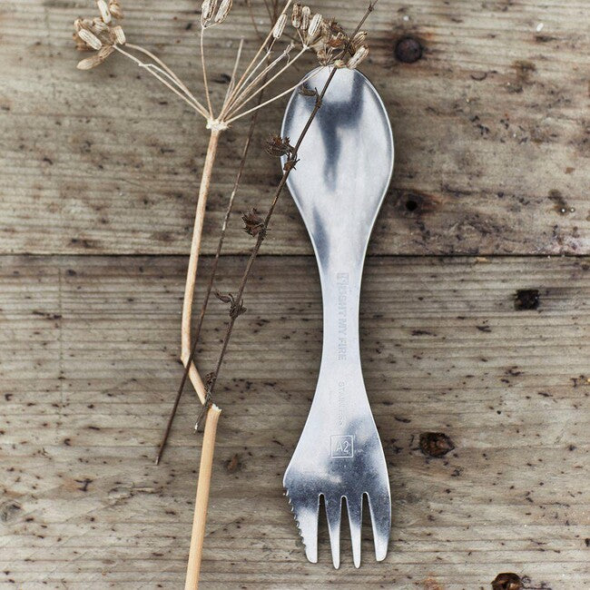 LIGHT MY FIRE Spork 3 σε 1 Πολυλειτουργικό Κουτάλι-Πιρούνι από Ανοξείδωτο Χάλυβα