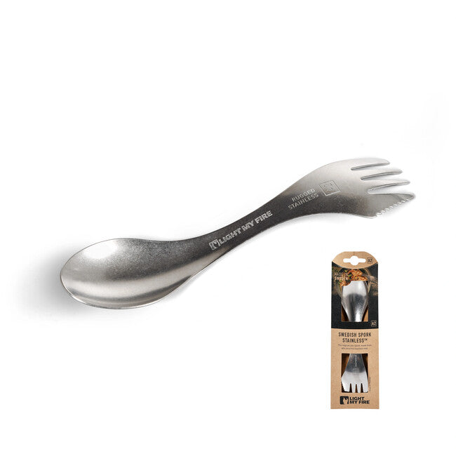 LIGHT MY FIRE Spork 3 σε 1 Πολυλειτουργικό Κουτάλι-Πιρούνι από Ανοξείδωτο Χάλυβα