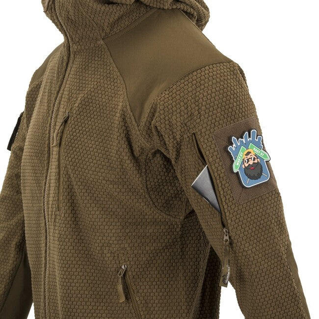 Helikon-Tex ALPHA HOODIE Φούτερ Grid Fleece, Shadow Grey