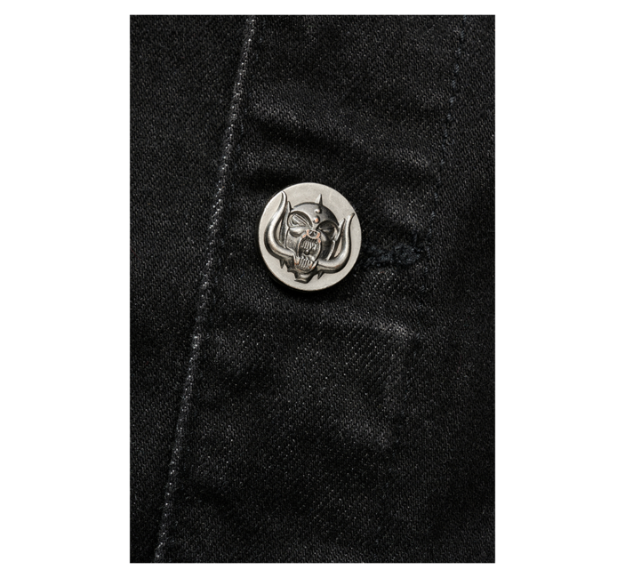 Brandit Motörhead Cradock τζάκετ denim, μαύρο-μαύρο