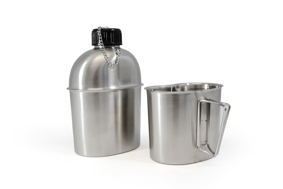 Origin Outdoors Θερμός Ανοξείδωτου Χάλυβα με Κούπα, 1,2 L, 0,8 L