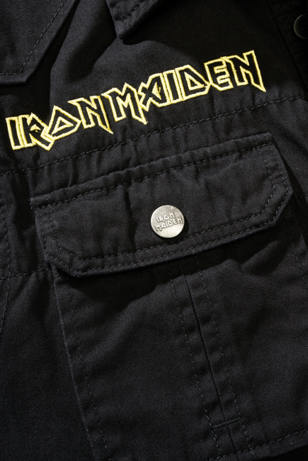 Brandit Iron Maiden FOTD vintage αμάνικο μπλουζάκι, μαύρο