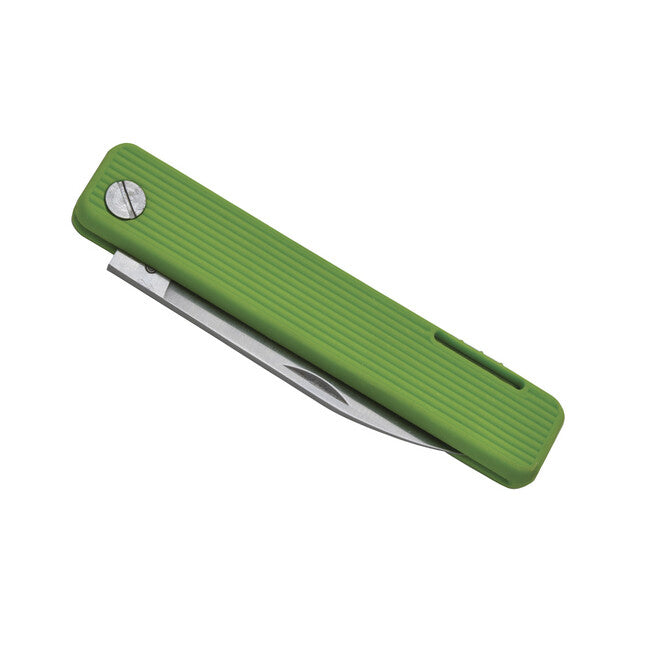Baladeo ECO355 Papagayo Μαχαίρι Τσέπης, Λάμα 7,5 cm, Χάλυβας 420, Λαβή TPE Ανοιχτό Πράσινο