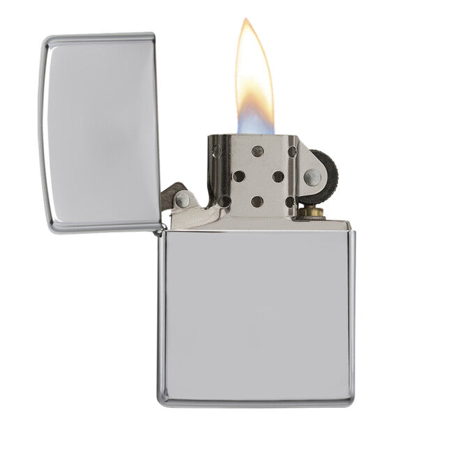 Zippo Αναπτήρας Βενζίνης, Υψηλό Γυαλιστό Χρώμιο