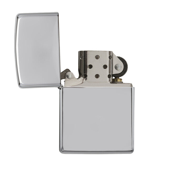 Zippo Αναπτήρας Βενζίνης, Υψηλό Γυαλιστό Χρώμιο