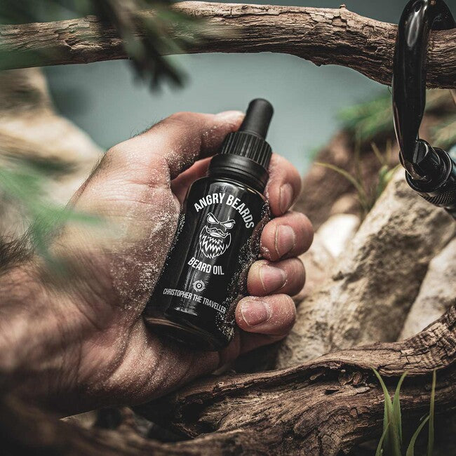 ANGRY BEARDS Jack Saloon έλαιο για γένια και μουστάκι, 30 ml